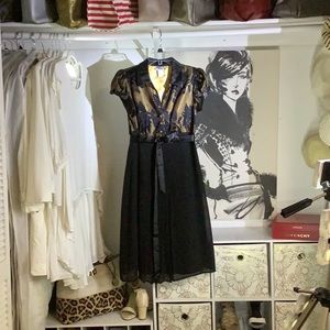 Robbie Bee black cocktail dress.